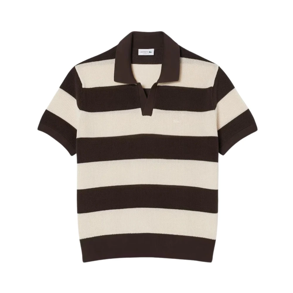 Lacoste Men's Brown Polo Shirts, L, Polo Shirt