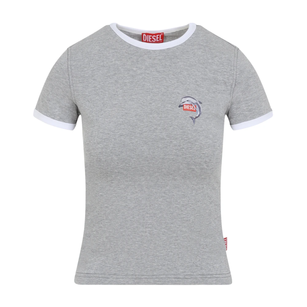 Diesel Women's Gray T-Uncuties T-Shirt - T-Shirts - S - Tops