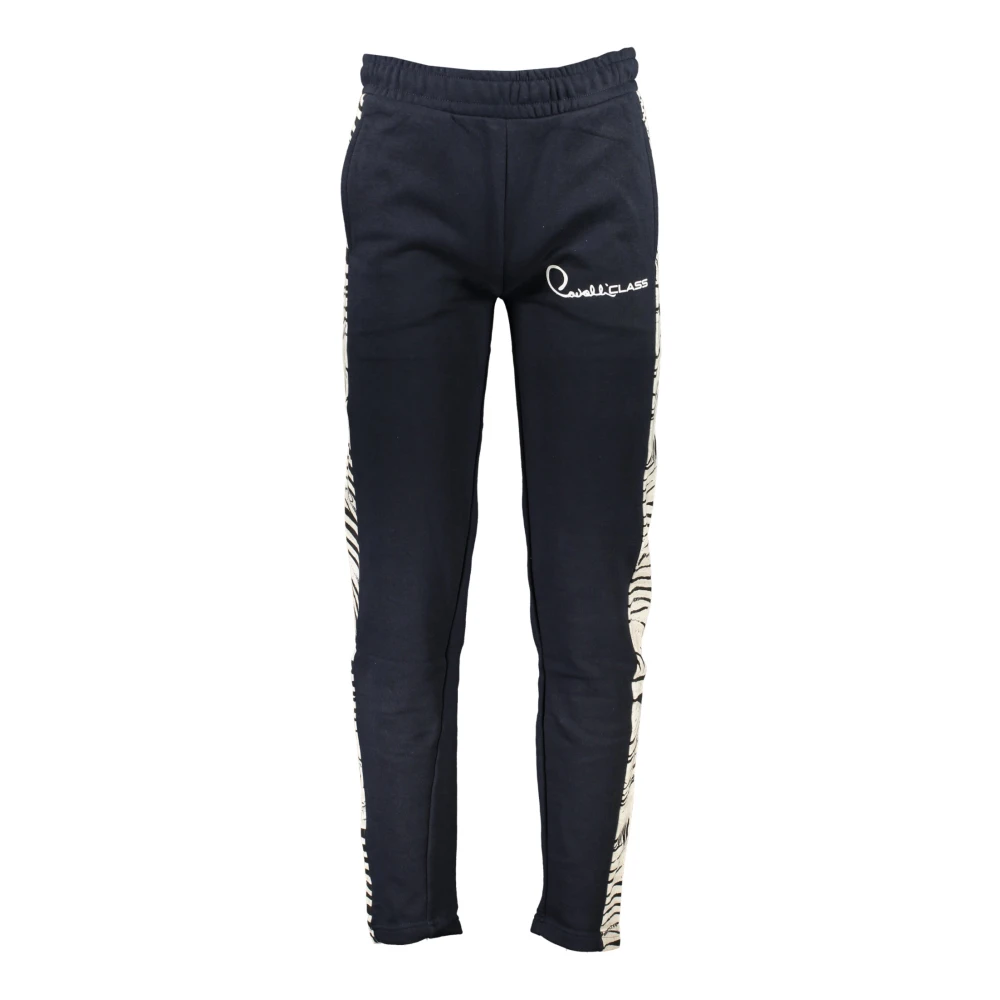 Cavalli Class Men's Blue Sweatpants, 3XL, Sporty Trousers With Elastic Waist