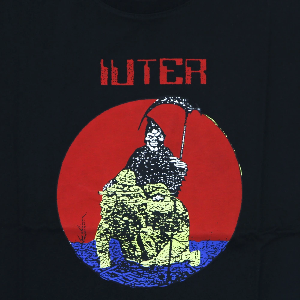 Iuter Zwarte Demon Tee Korte Mouw T-Shirt Black Heren