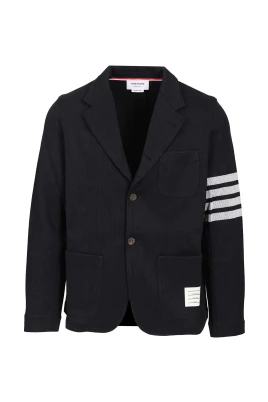 Double Face Knit 4-Bar Sack Jacket