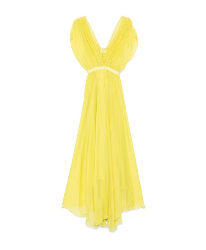 robe-en-soie-a-encolure-croisee