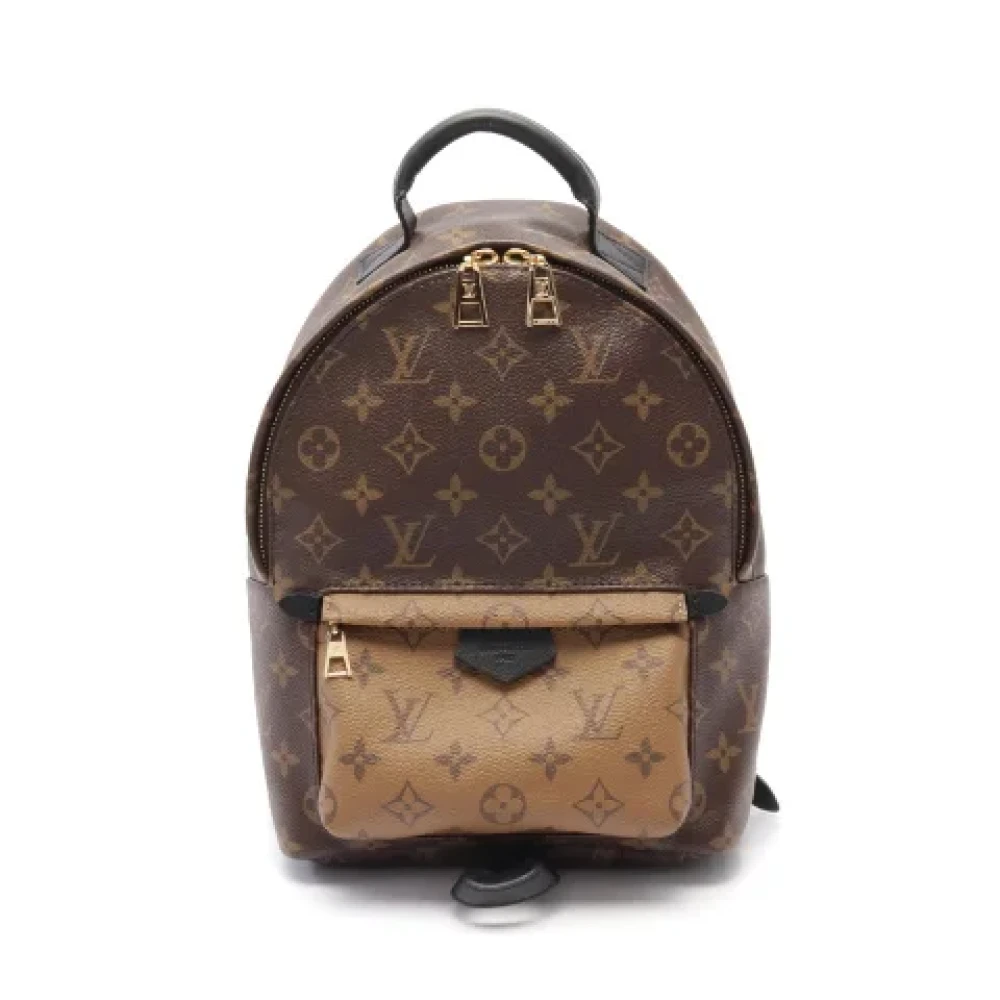 Louis Vuitton Vintage Pre-owned Canvas backpacks Brown Dames