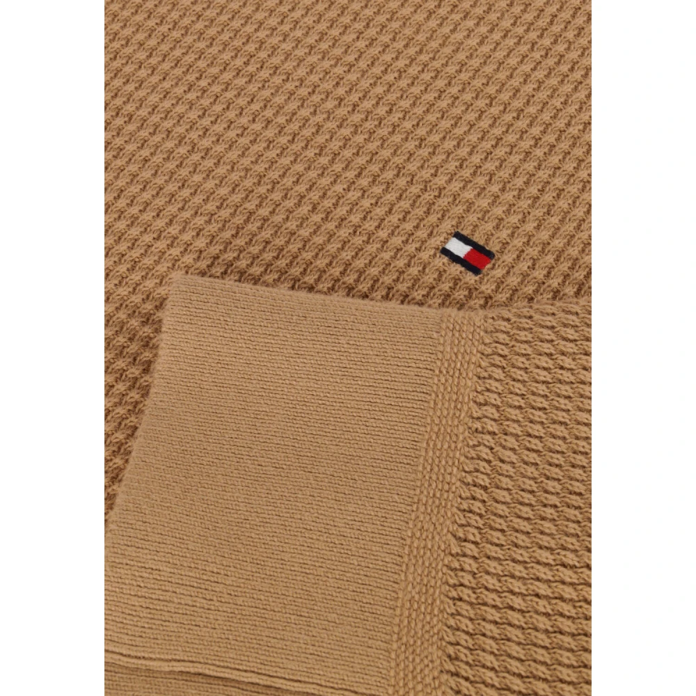 Tommy Hilfiger Khaki Refined Structure Sweater Beige Heren