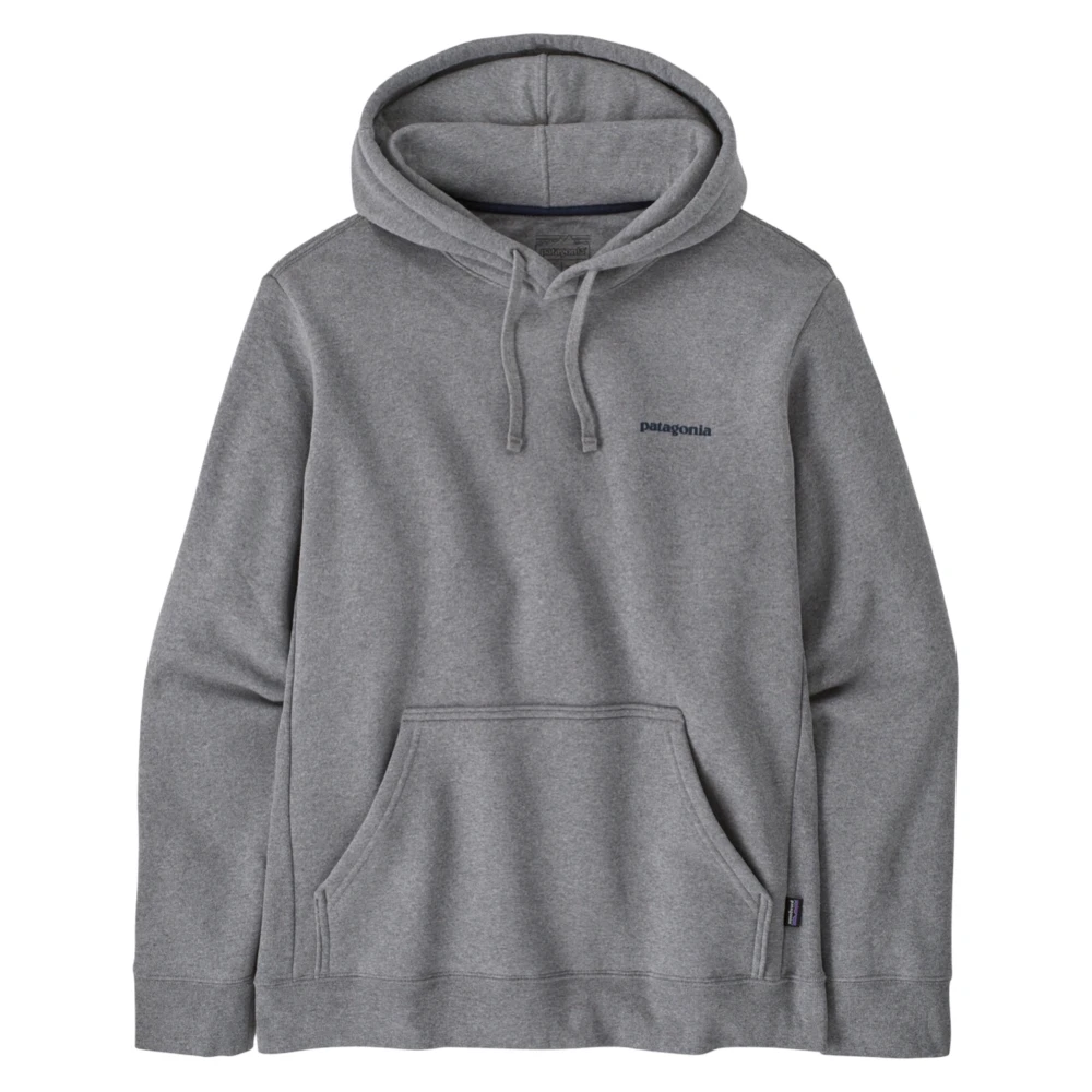 Patagonia Logo Uprisal Hoody Gravel Heather Gray Heren