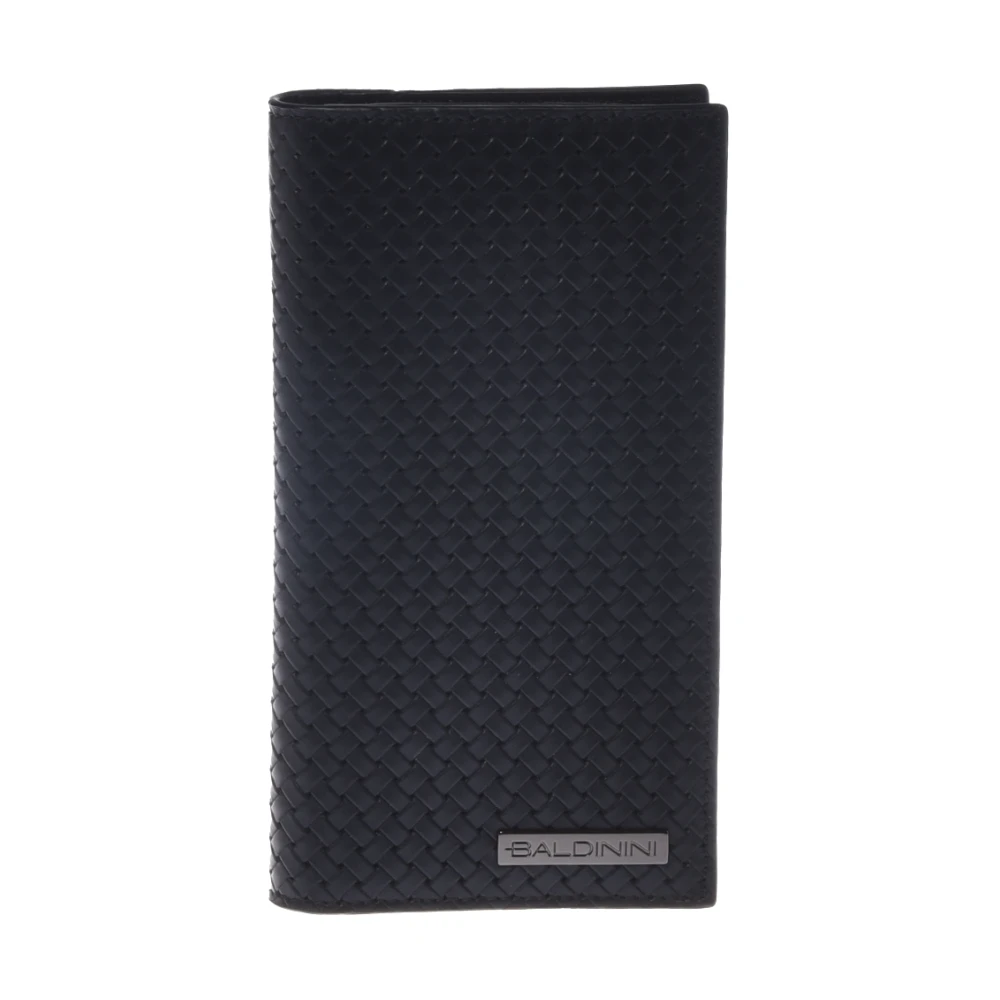 Baldinini Men's Black Woven Print Docut Holder - Wallets & Cardholders - One Size - Accessories
