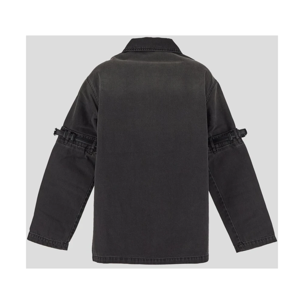 Coperni Hybride Denim Overshirt Jack Gray Dames