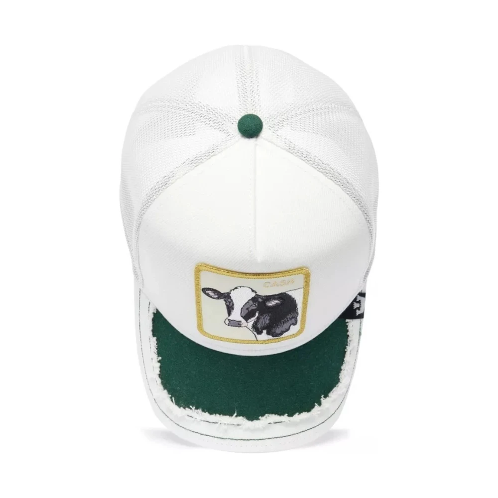 Goorin Bros Zijden Koe Truckerpet White Heren