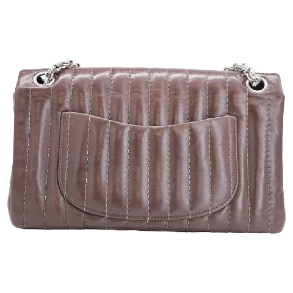 Chanel Vintage Pre-owned Leather chanel-bags Brown Dames