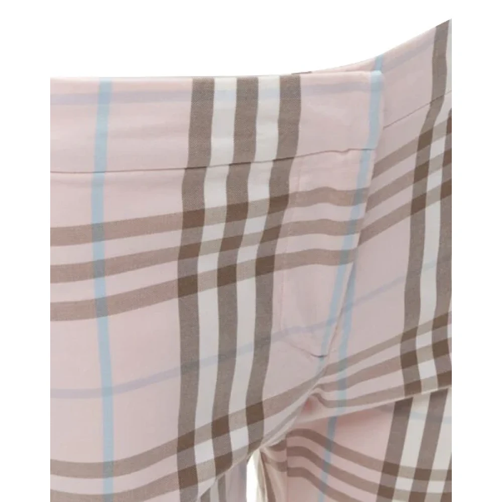 Burberry Vintage Pre-owned Fabric bottoms Pink Dames