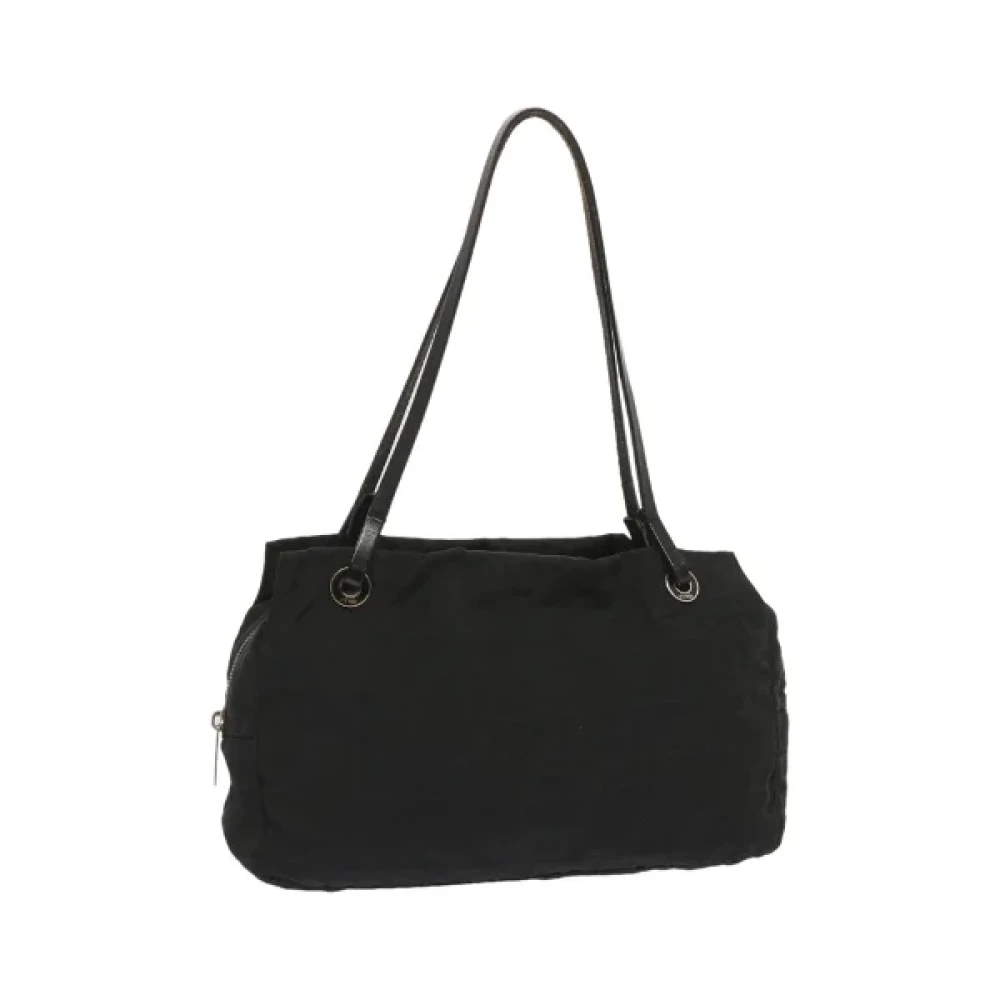 Fendi Vintage Pre-owned Canvas handbags Black Dames