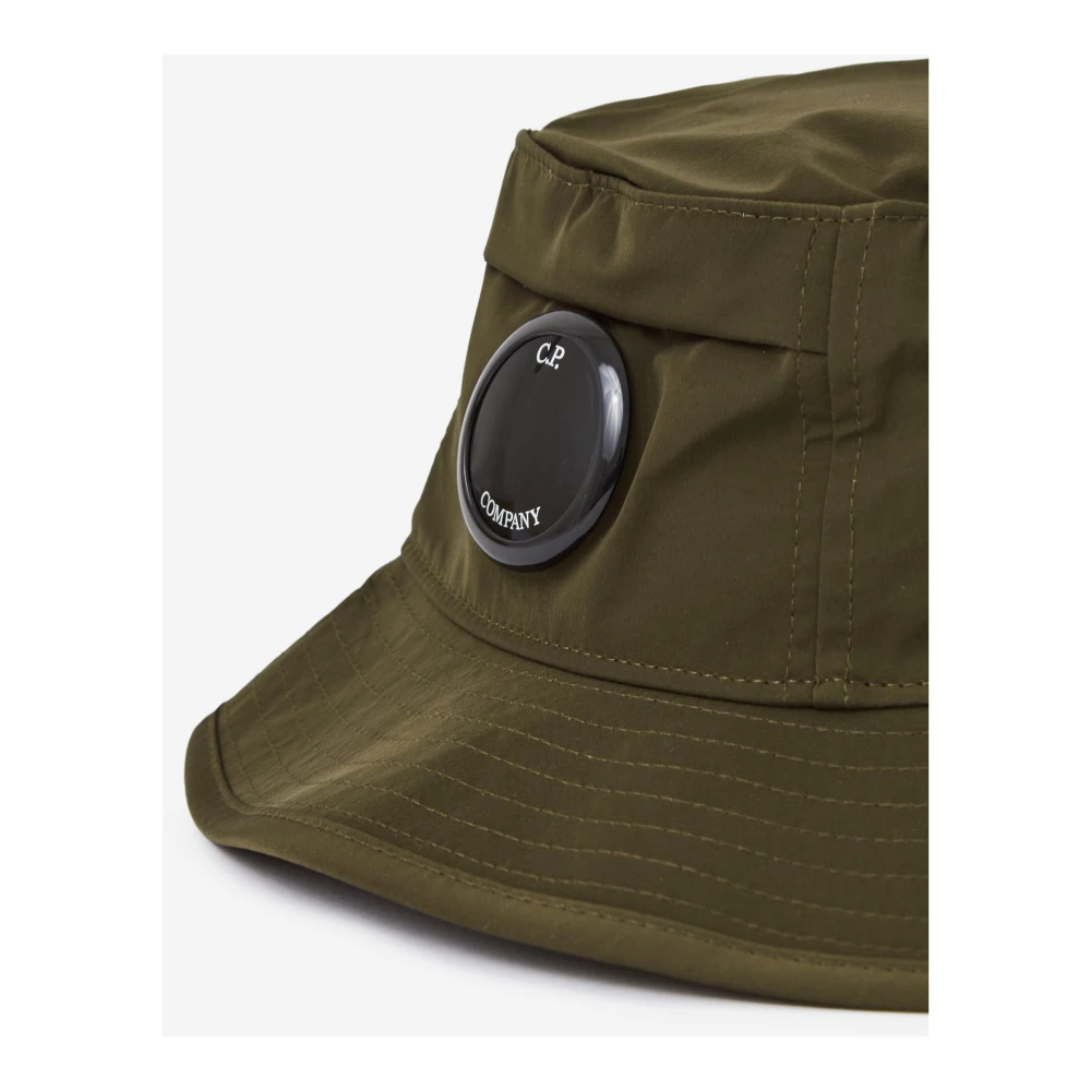 C.P. Company Groene Polyester Bucket Hoed met Logo Green Heren
