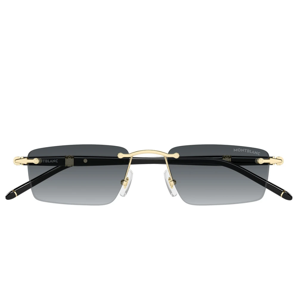 Montblanc Unisex Black Sunglasses, 54 Mm, Diplomat Rimless Sunglasses