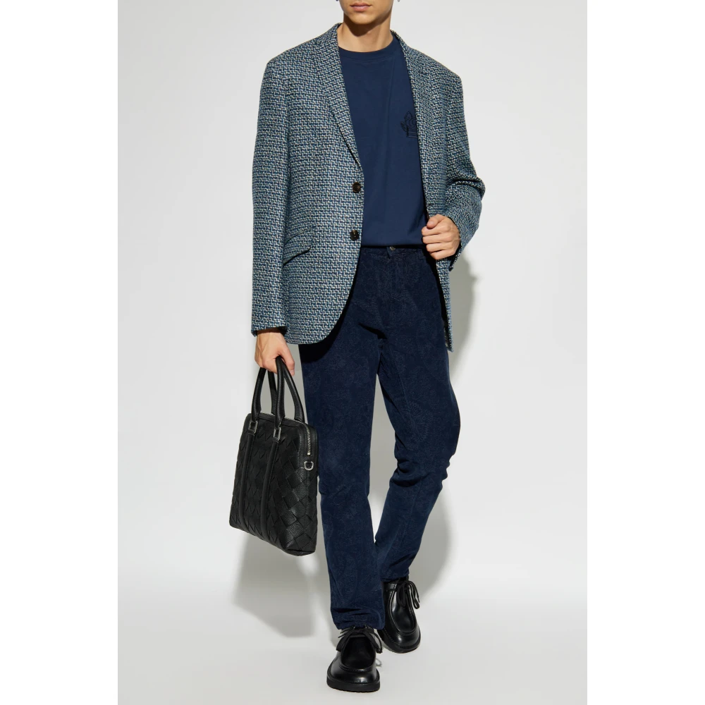 ETRO Tweed jas Blue Heren