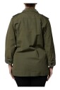military-green-queen-embellished-coat-jacket