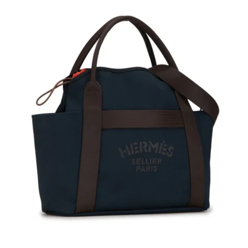 Hermès Vintage Pre-owned Fabric shoulder-bags Black Dames