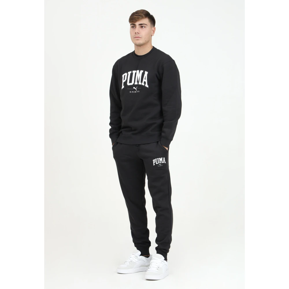 Puma Sportieve Squad Zwarte Sweatpants Black Heren
