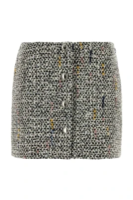 Sequin Tweed Minikjol