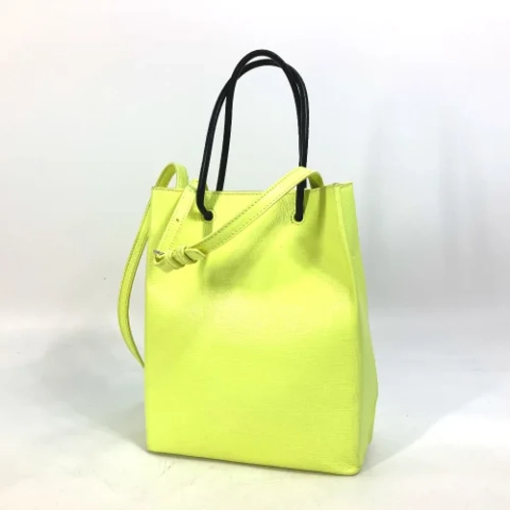 Balenciaga Vintage Pre-owned Leather balenciaga-bags Yellow Dames