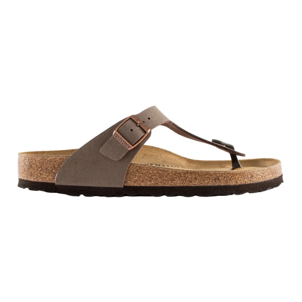 Birkenstock Men's Brown Flip Flops, 2 Uk, Gizeh Regular Fit