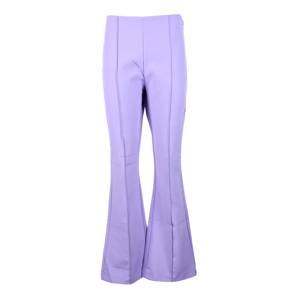 Only Elastan Polyester Byxor Purple, Dam