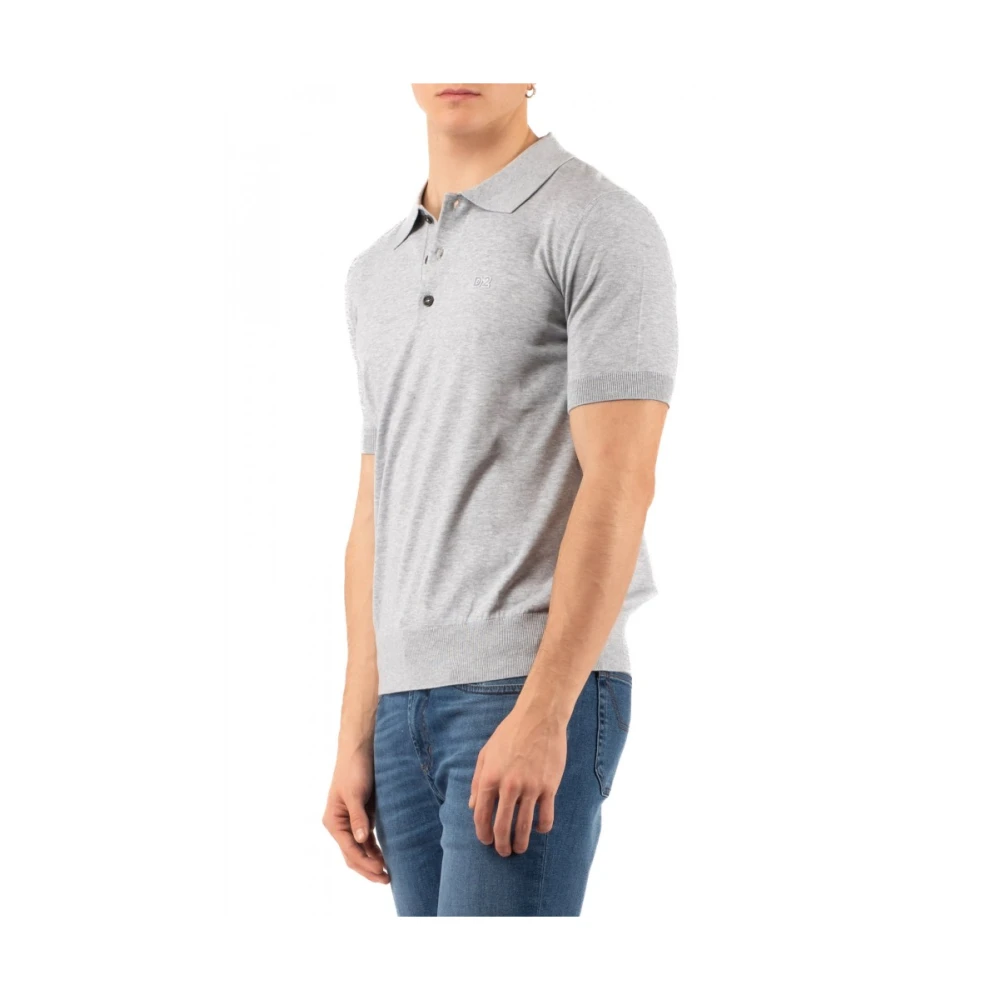 Dsquared2 Stijlvolle Polo Shirt Gray Heren