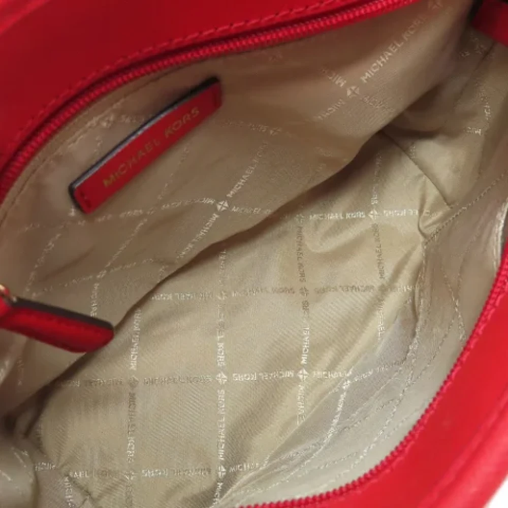 Michael Kors Pre-owned Fabric shoulder-bags Red Dames