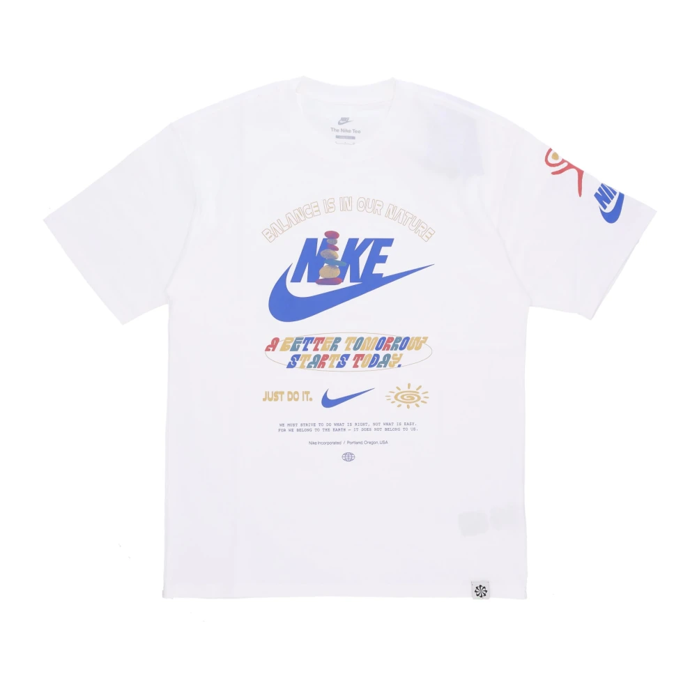 Nike T-Shirts White Heren