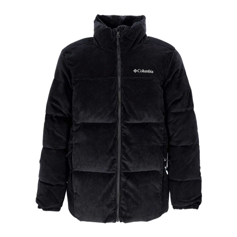 Columbia Zwarte Corduroy Jas met Thermarator Padding Black Heren