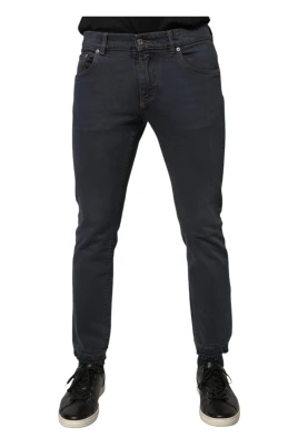 Mörkgrå Skinny Denim Jeans