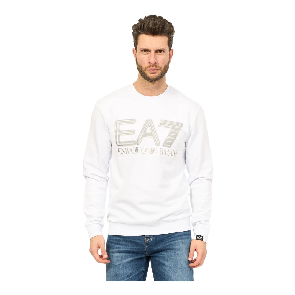 Emporio Armani EA7 Heren Sweater White Heren