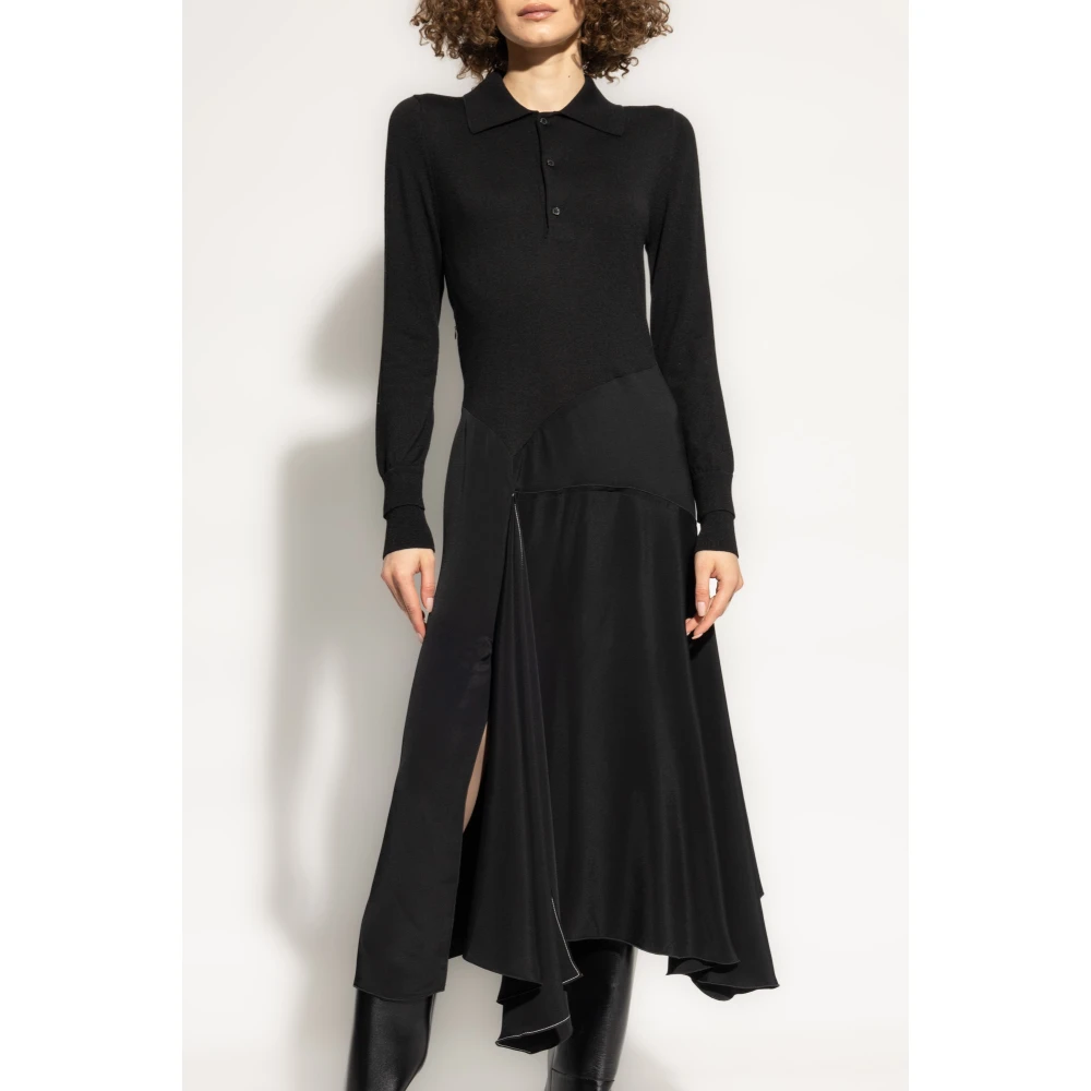 Victoria Beckham Jurk met kraag Black Dames