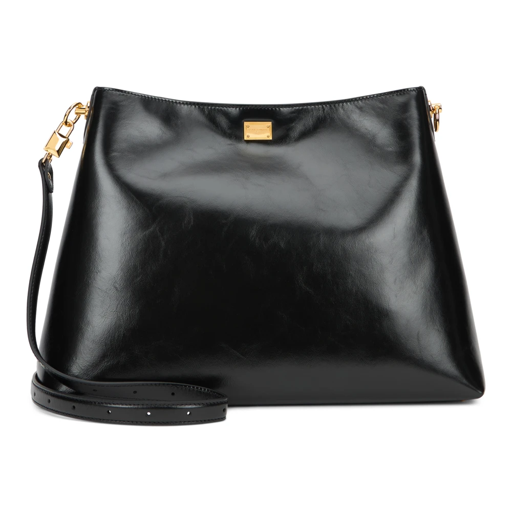 Dolce & Gabbana - Vittoria Große Schultertasche - Bags - Damen - Schwarzk - One Size - Bild 8