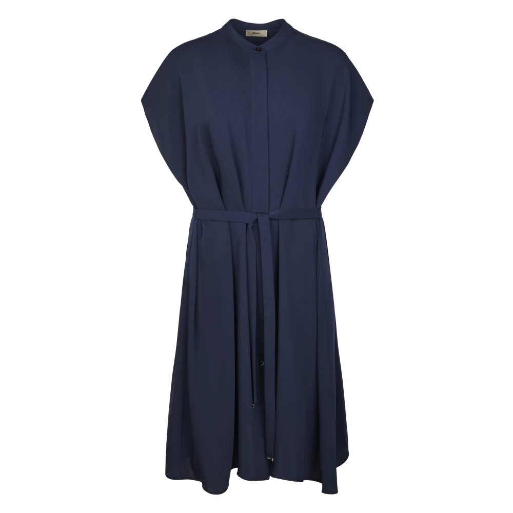 Herno Donna Blu Abiti, Xs, New,