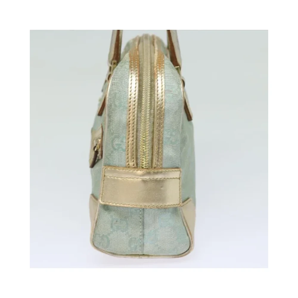 Gucci Vintage Pre-owned Canvas handbags Blue Dames