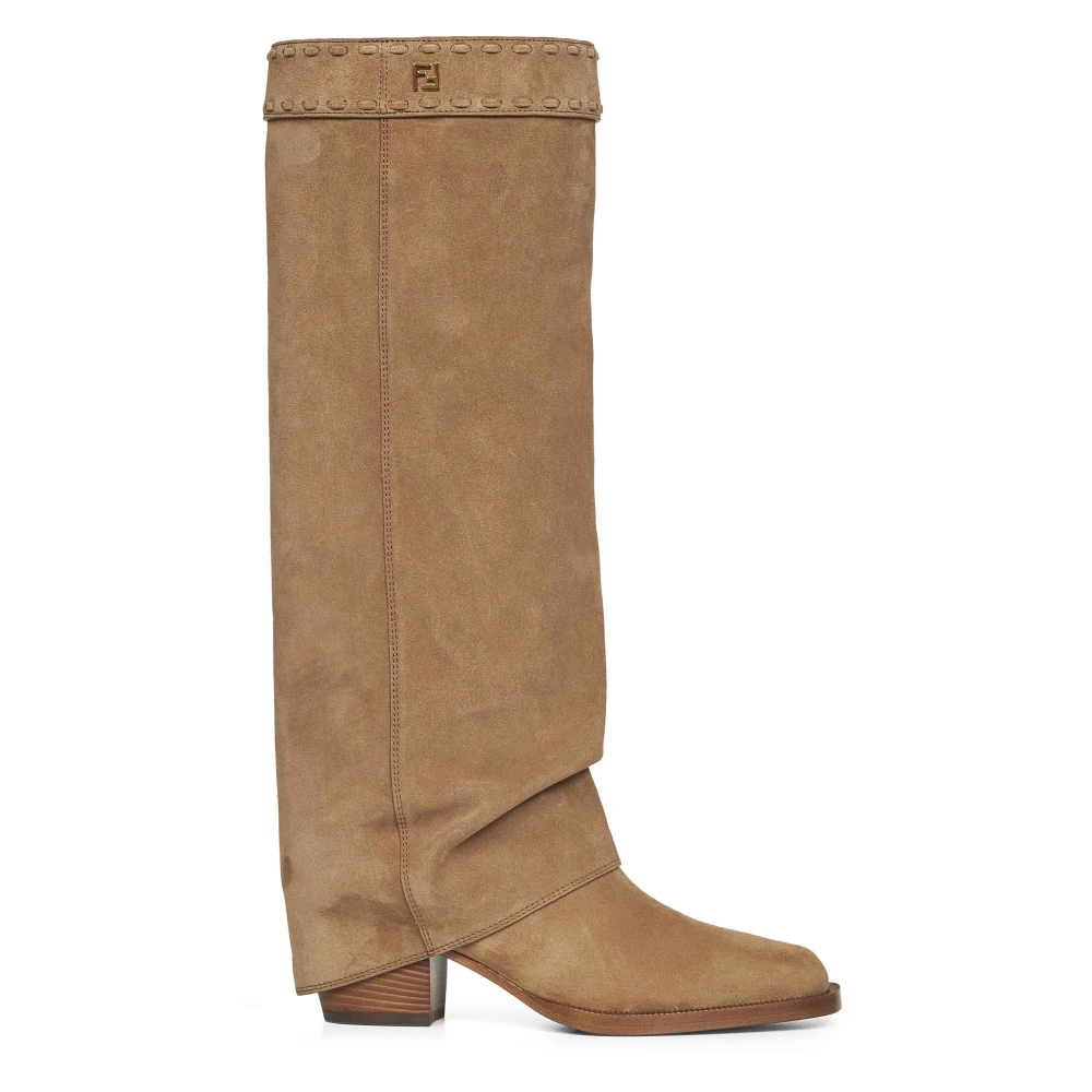 Fendi Damen Beige Schuhe, 36 Eugröße: