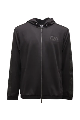 7M000308 AF13526 Full-Zip Lurex Sweatshirt