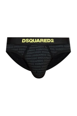 Cotton briefs with monogram