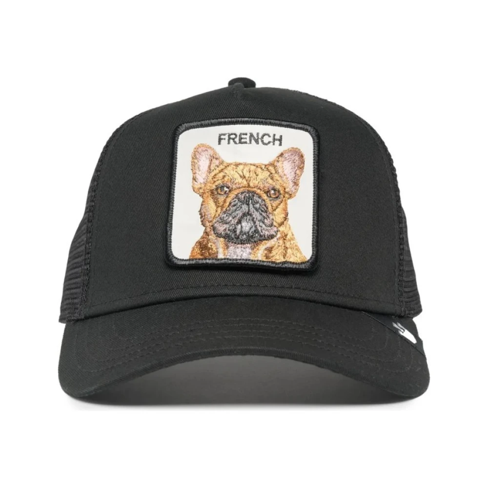 Goorin Bros Zwarte Franse Frenchie Truckerpet Black