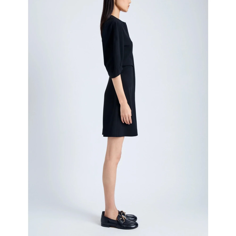 Proenza Schouler Elegante Zwarte Minijurk Black Dames