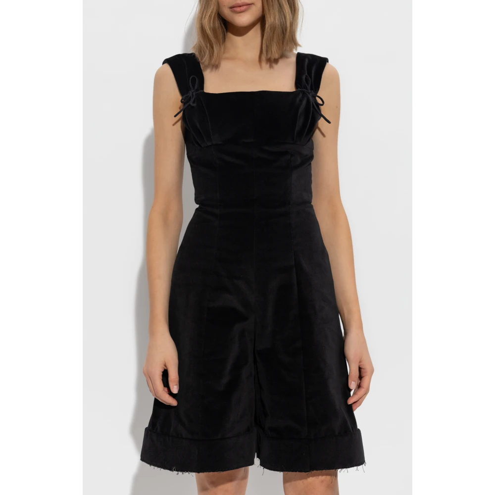 Maison Margiela Shorts met de optie om als een jurk te dragen Black Dames