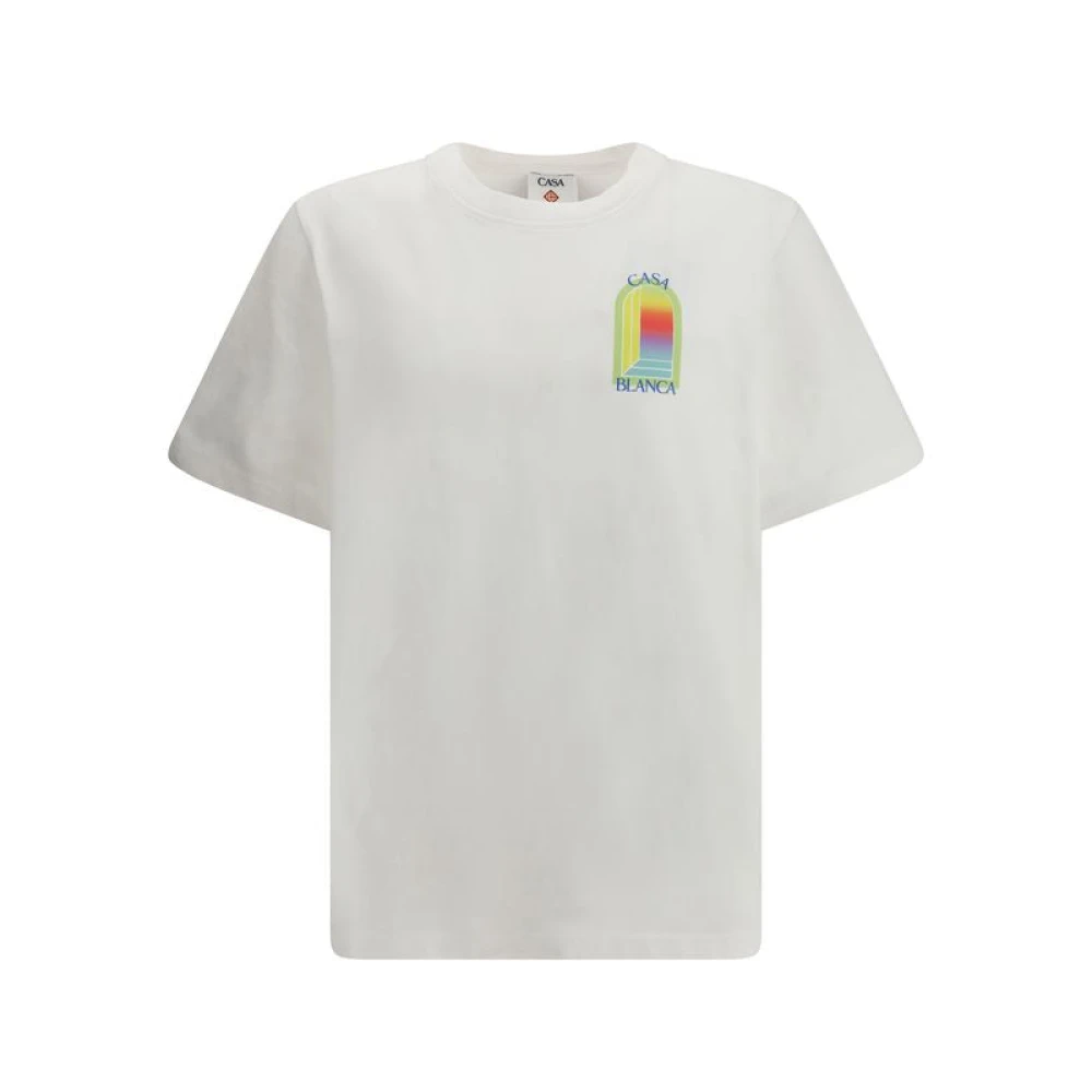 Casablanca Men's White L'arche T-Shirt