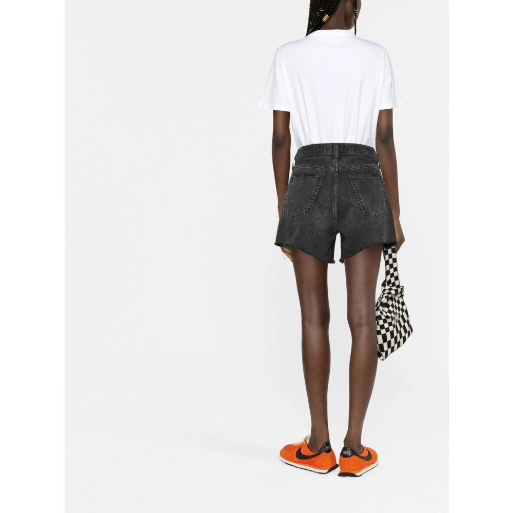 Golden Goose Ster Regular T-shirt met Glitter Detail White Dames