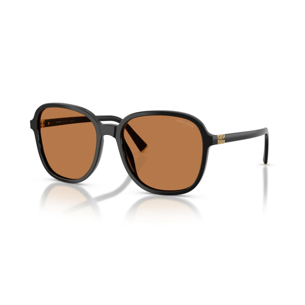 Miu Miu Women's Black /Brown Sunglasses 0Mu B01s - Sunglasses - 58 Mm - Accessories