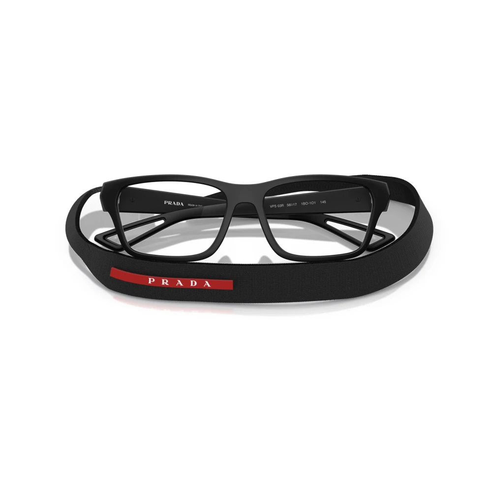 Prada Stijlvolle Bril PS 03Rv Black Heren