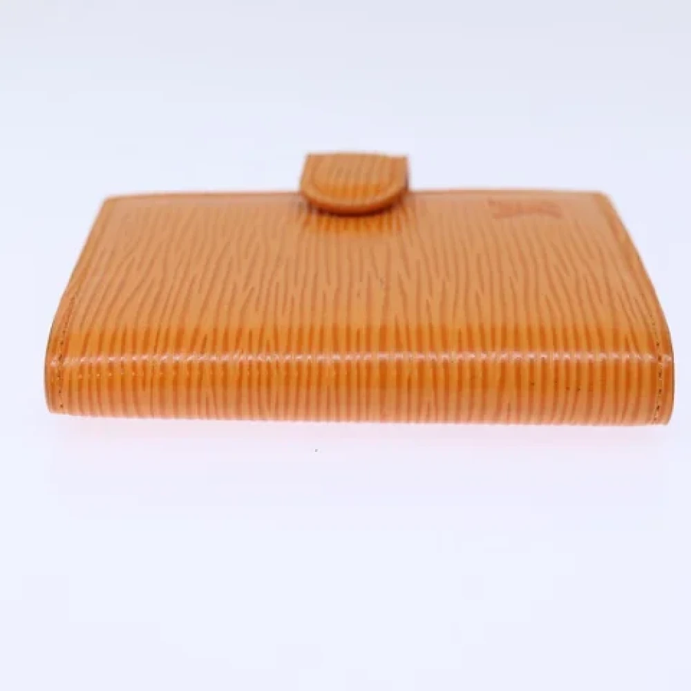 Louis Vuitton Vintage Pre-owned Leather home-office Orange Dames