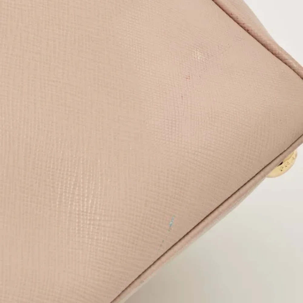 Prada Vintage Pre-owned Leather prada-bags Pink Dames