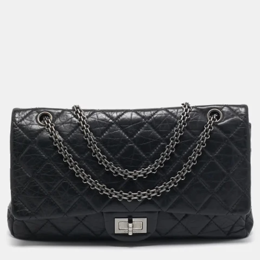 Chanel Vintage Pre-owned Leather chanel-bags Black Dames