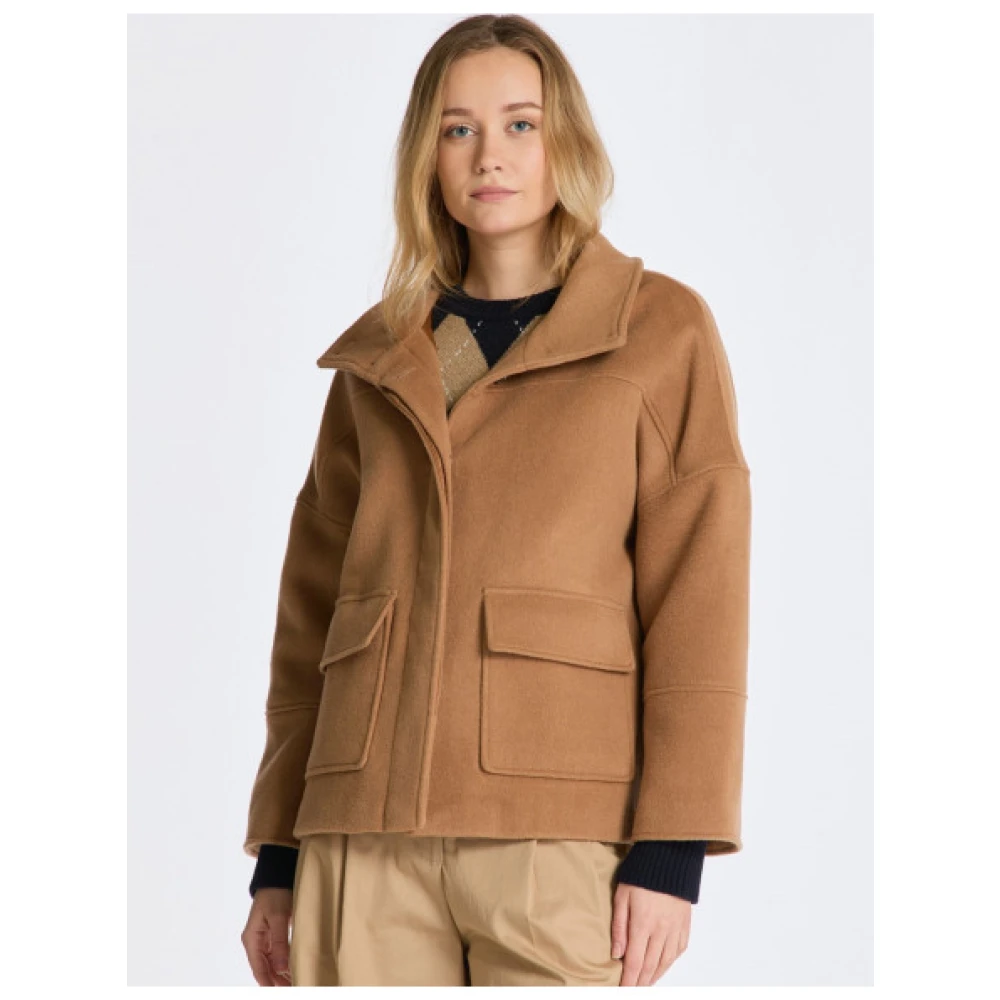 Gant Korte wollen jas Beige Dames