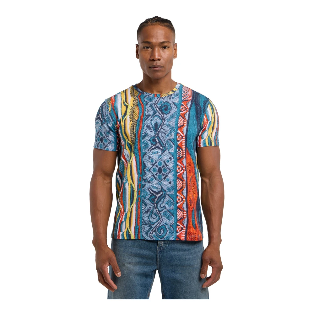 carlo colucci Gebreid T-shirt Dini Multicolor Heren